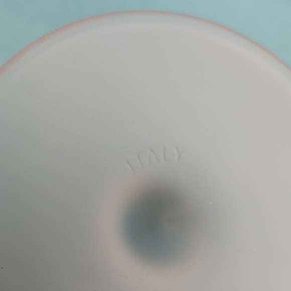 🕰 Cerve Frosted Glass Bottles w/ Stoppers & 4 Drinking Glasses, Italy - Picture 5 of 9